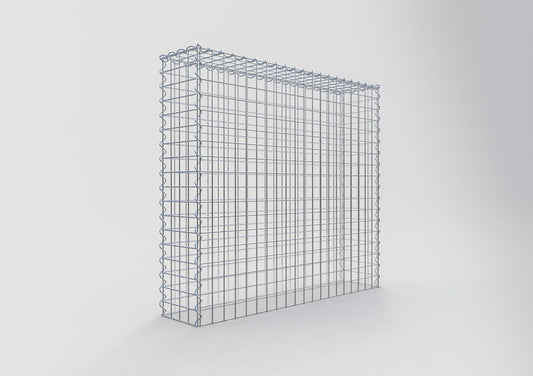 Grown-on gabion type 3 100 cm x 90 cm x 20 cm (L x H x D), mesh size 5 cm x 5 cm, spiral
