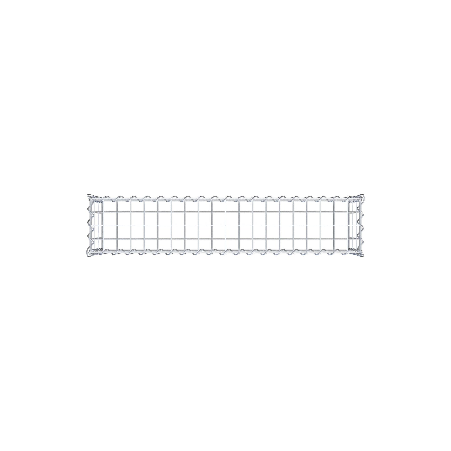 Gabião tipo 3 100 cm x 30 cm x 20 cm (C x A x P), malhagem 5 cm x 10 cm, espiral