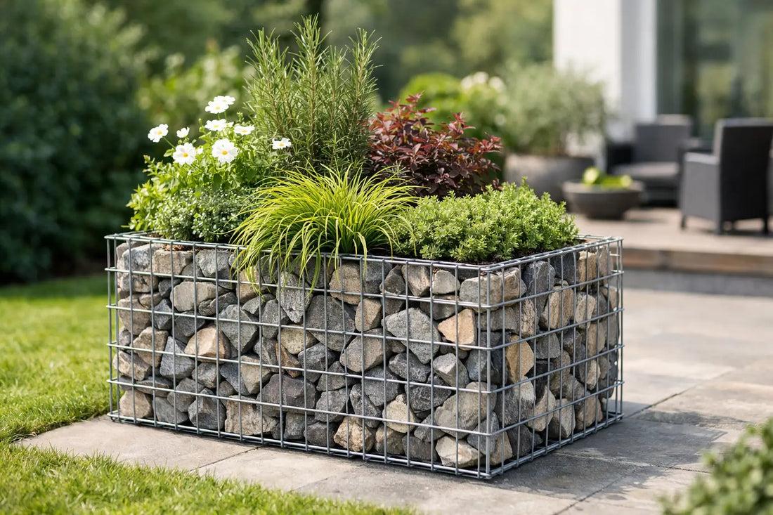Choisir un bac de plantation en gabion