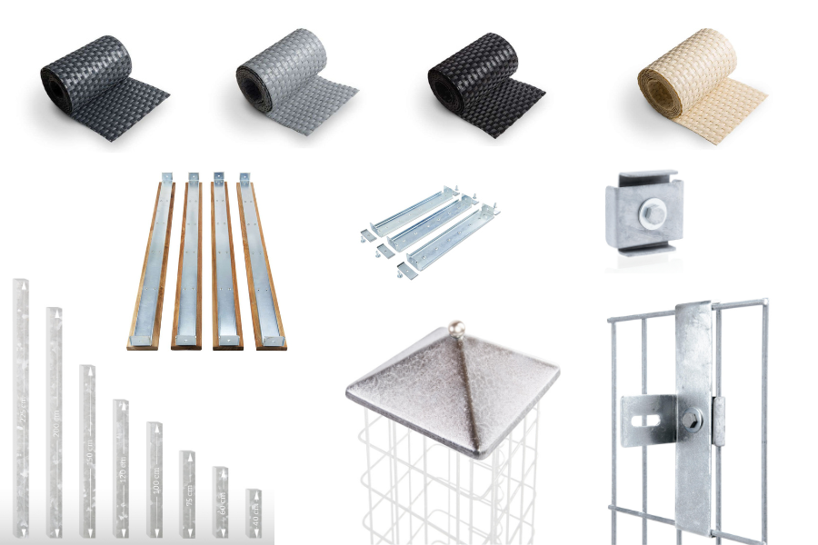 Acessórios para gabiões