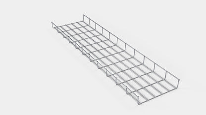 Canal para cables altura 110 cm, profundidad 5 cm, luz de malla 5 x 10 cm