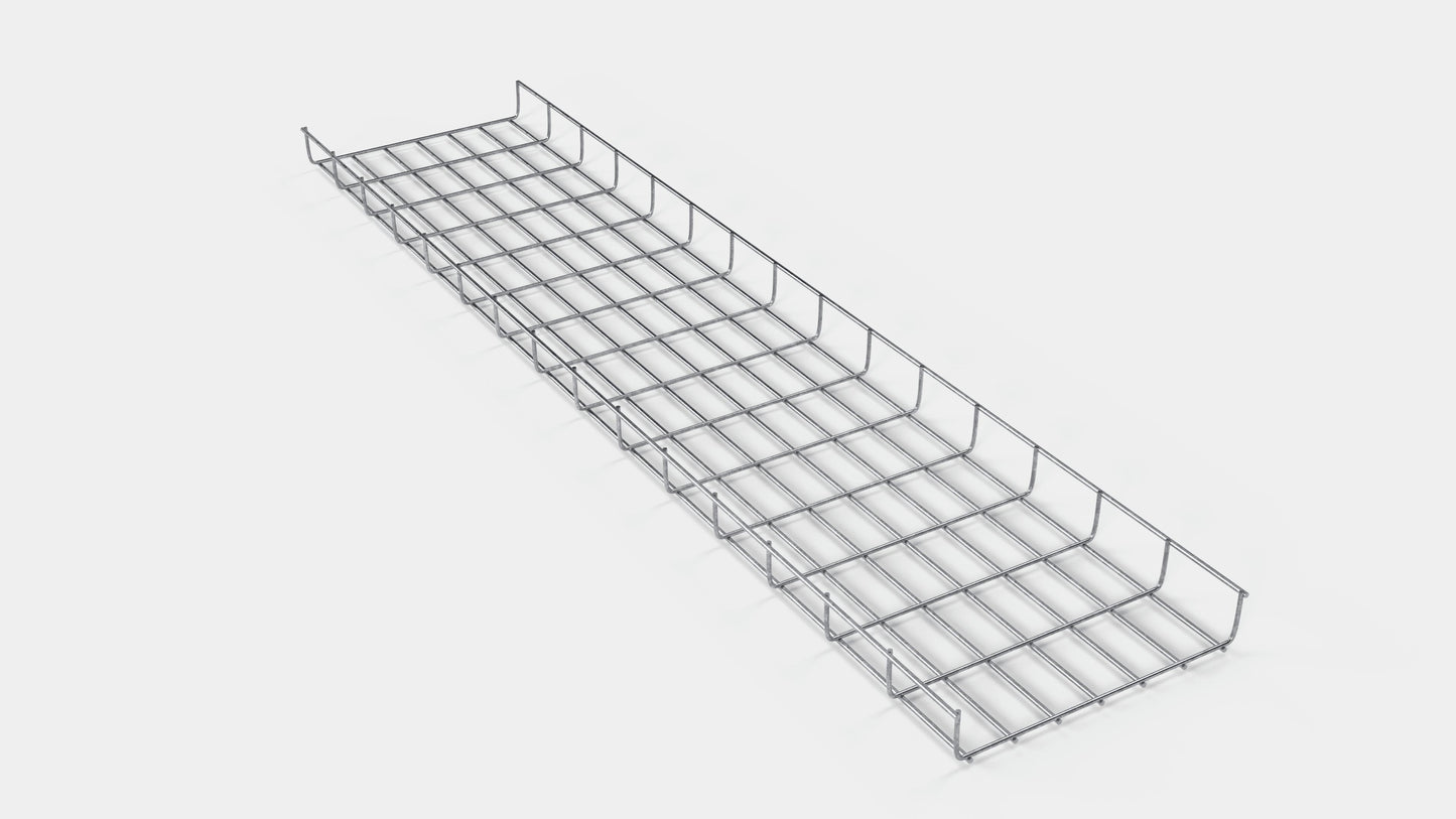 Kabelkanallængde 29 cm, dybde 5 cm, maskestørrelse 5 x 10 cm 