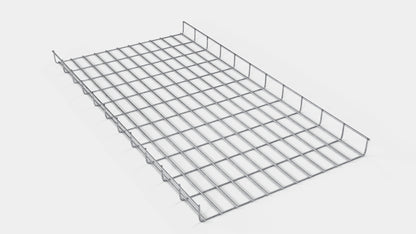 Canal para cables altura 110 cm, profundidad 5 cm, luz de malla 5 x 10 cm