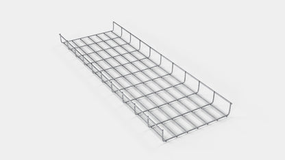 Kabelkanallængde 29 cm, dybde 5 cm, maskestørrelse 5 x 10 cm 