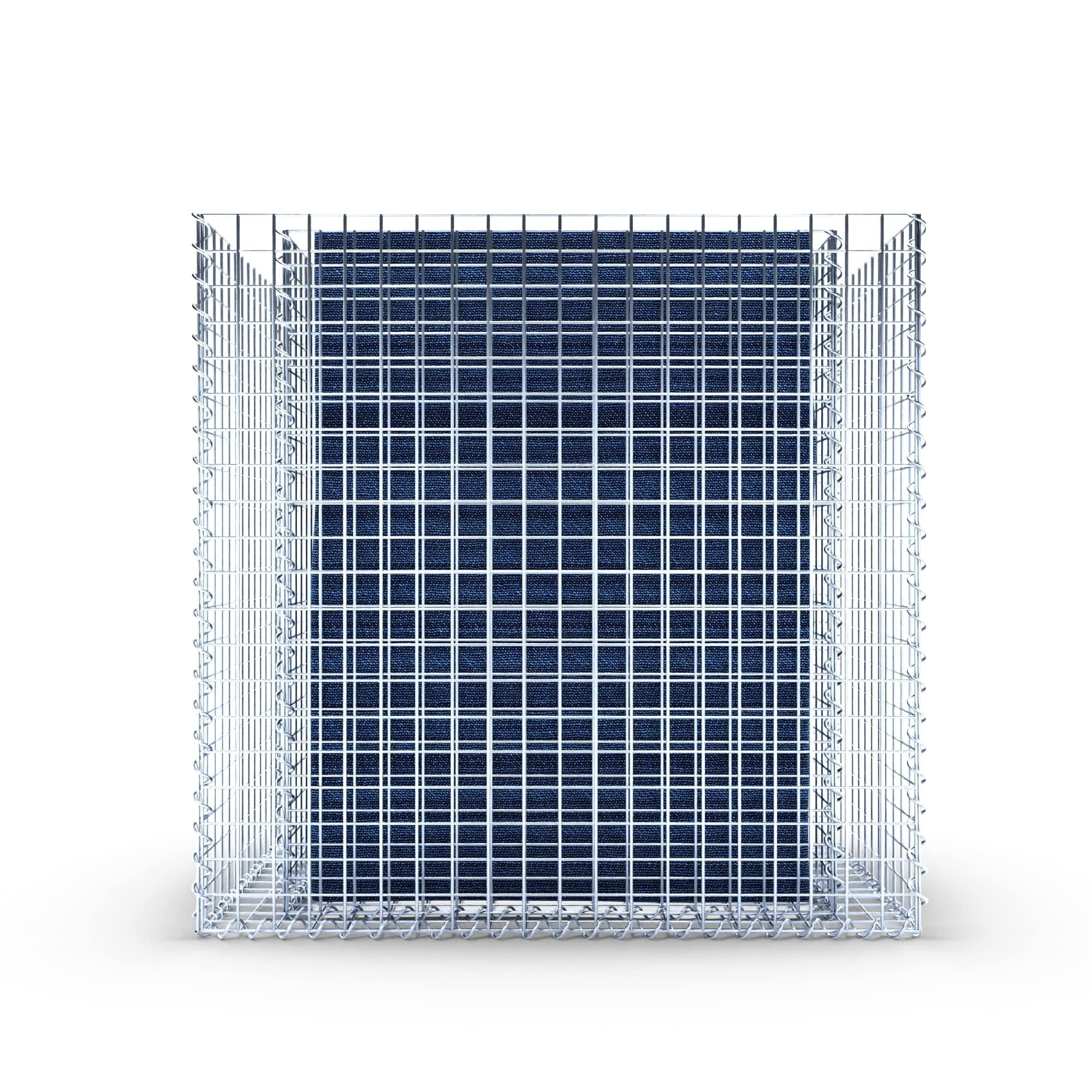 Raised bed square 100 cm x 100 cm x 60 cm (L x H x D), mesh size 5 x 5 cm, wall thickness 10 cm