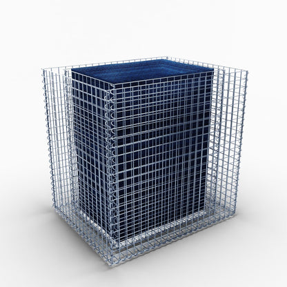 Raised bed square 100 cm x 80 cm x 100 cm (L x H x D), mesh size 5 x 5 cm, wall thickness 10 cm