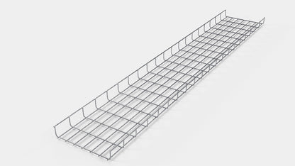 Kabelkanallængde 29 cm, dybde 5 cm, maskestørrelse 5 x 10 cm 