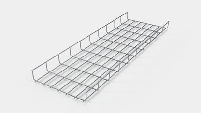 Kabelkanallængde 29 cm, dybde 5 cm, maskestørrelse 5 x 10 cm 