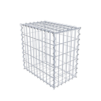 Gabion 50 cm x 50 cm x 30 cm (L x H x D), maskstorlek 5 cm x 10 cm, spiral