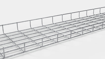 Kabelkanallængde 29 cm, dybde 5 cm, maskestørrelse 5 x 10 cm 