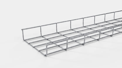 Canal para cables altura 110 cm, profundidad 5 cm, luz de malla 5 x 10 cm