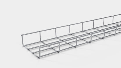 Canal para cables altura 110 cm, profundidad 5 cm, luz de malla 5 x 10 cm