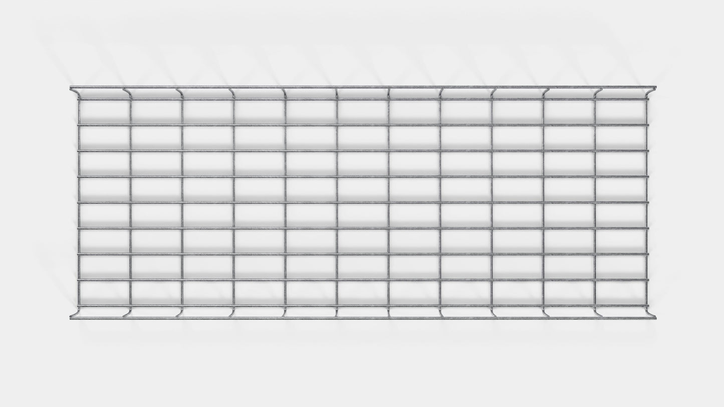 Enrejado Altura 110 cm, profundidad 5 cm, luz de malla 5 x 10 cm