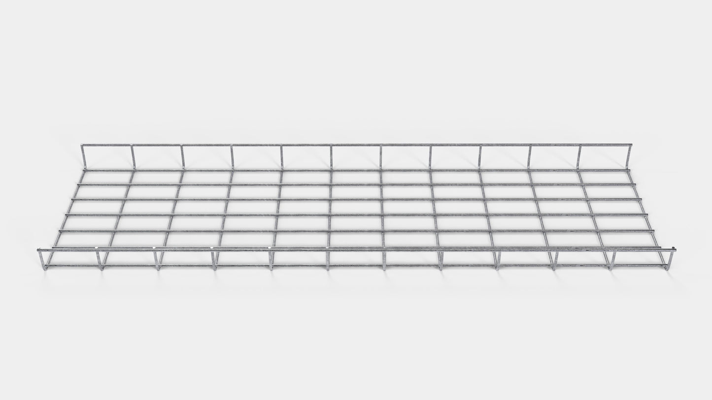 Enrejado Altura 110 cm, profundidad 5 cm, luz de malla 5 x 10 cm