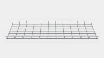 Canal para cables altura 110 cm, profundidad 5 cm, luz de malla 5 x 10 cm