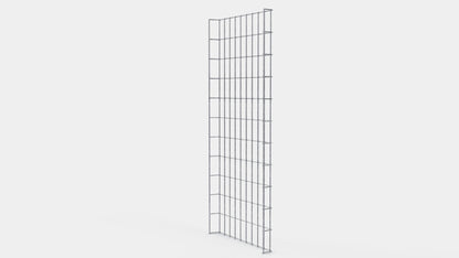 Canal para cables altura 110 cm, profundidad 5 cm, luz de malla 5 x 10 cm