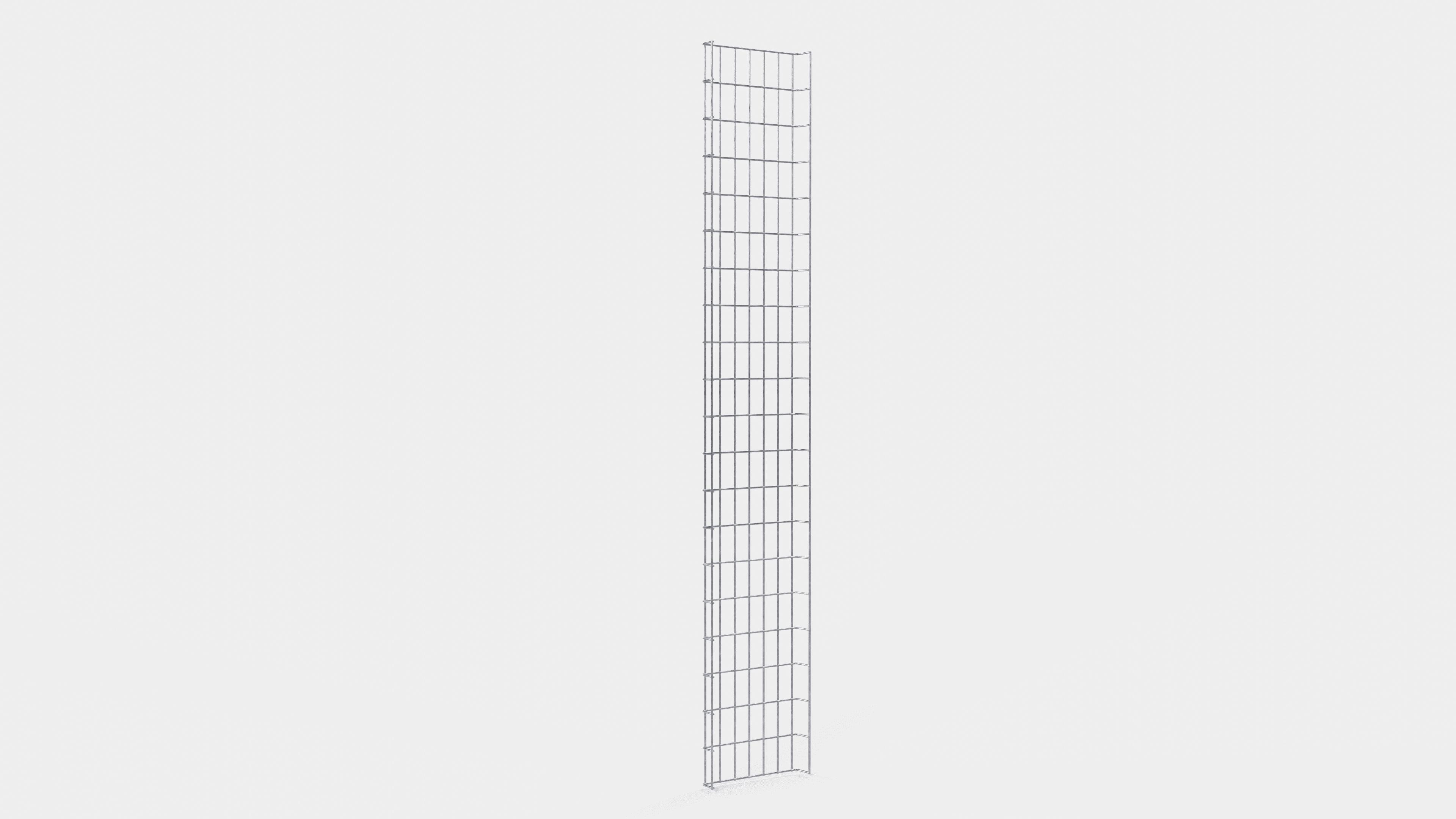 Lunghezza canalina 29 cm, profondità 5 cm, dimensione maglia 5 x 10 cm