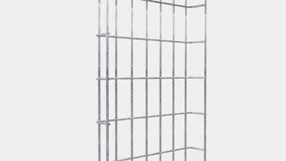 Kabelkanallængde 29 cm, dybde 5 cm, maskestørrelse 5 x 10 cm 