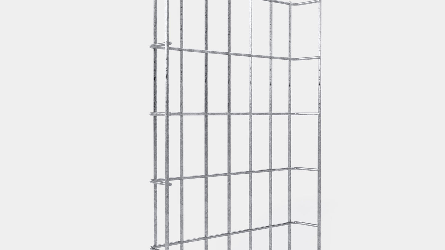 Kabelkanallængde 29 cm, dybde 5 cm, maskestørrelse 5 x 10 cm 