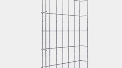 Kabelkanallængde 29 cm, dybde 5 cm, maskestørrelse 5 x 10 cm 