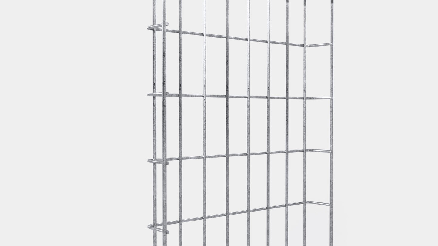 Enrejado Altura 110 cm, profundidad 5 cm, luz de malla 5 x 10 cm