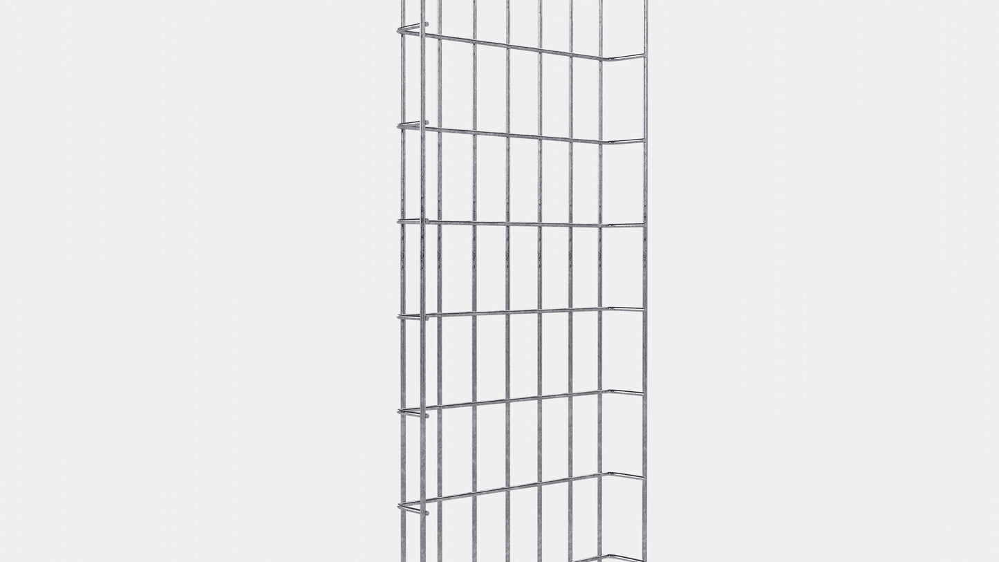 Kabelkanallængde 29 cm, dybde 5 cm, maskestørrelse 5 x 10 cm 