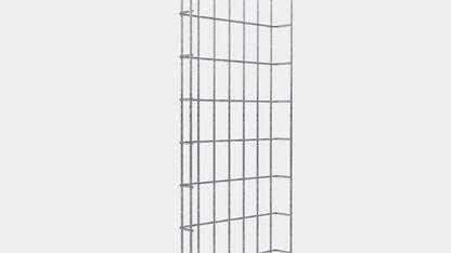 Kabelkanallængde 29 cm, dybde 5 cm, maskestørrelse 5 x 10 cm 