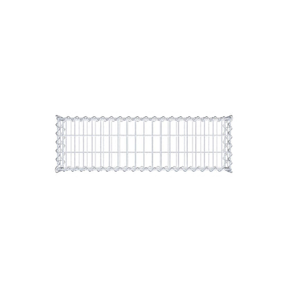 Gabbione 100 cm x 20 cm x 30 cm (L x H x P), maglia 5 cm x 10 cm, spirale