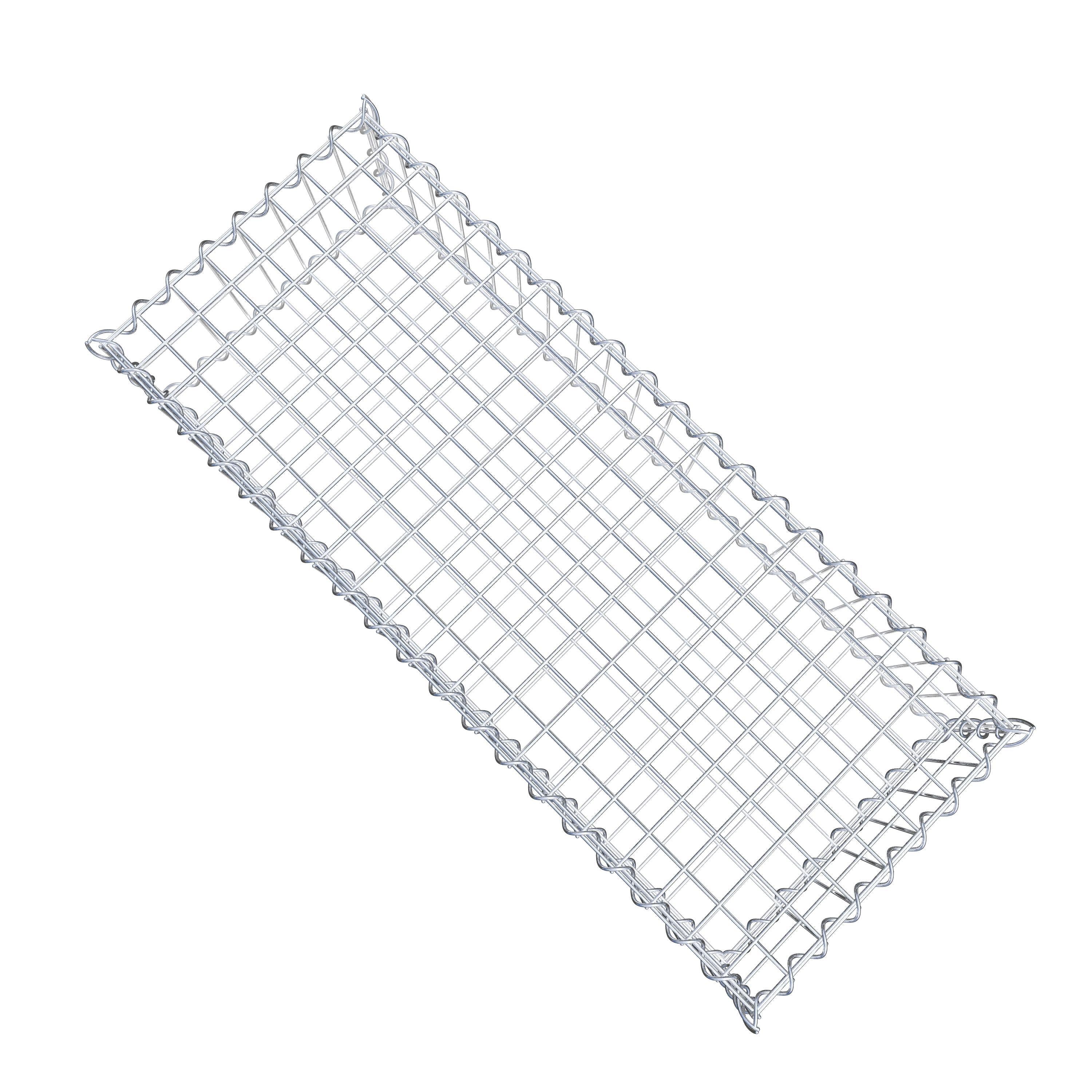 Gabion 100 cm x 20 cm x 40 cm (L x H x D), maskestørrelse 5 cm x 10 cm, spiral