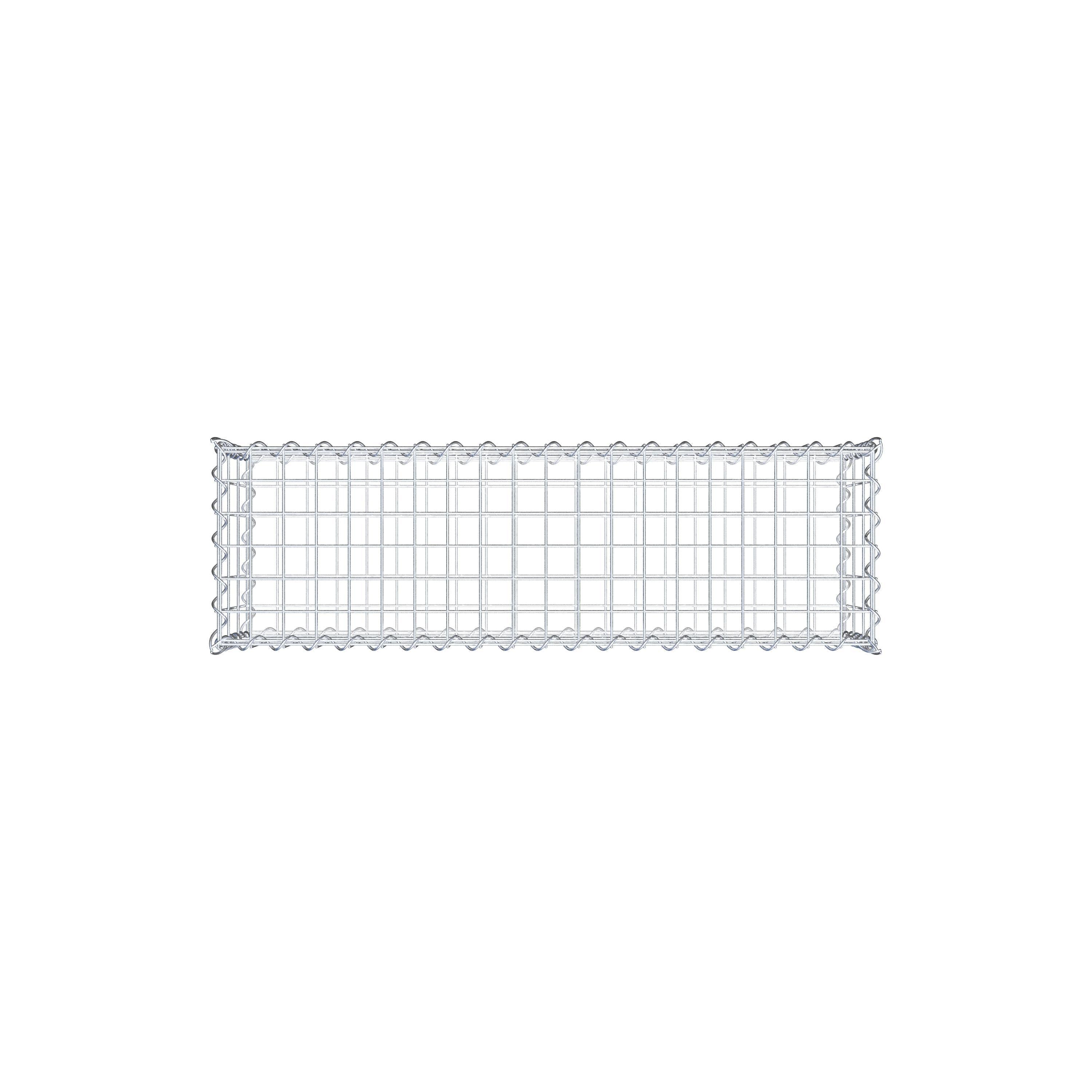 Gabion 100 cm x 30 cm x 30 cm (L x H x D), mesh size 5 cm x 10 cm, spiral