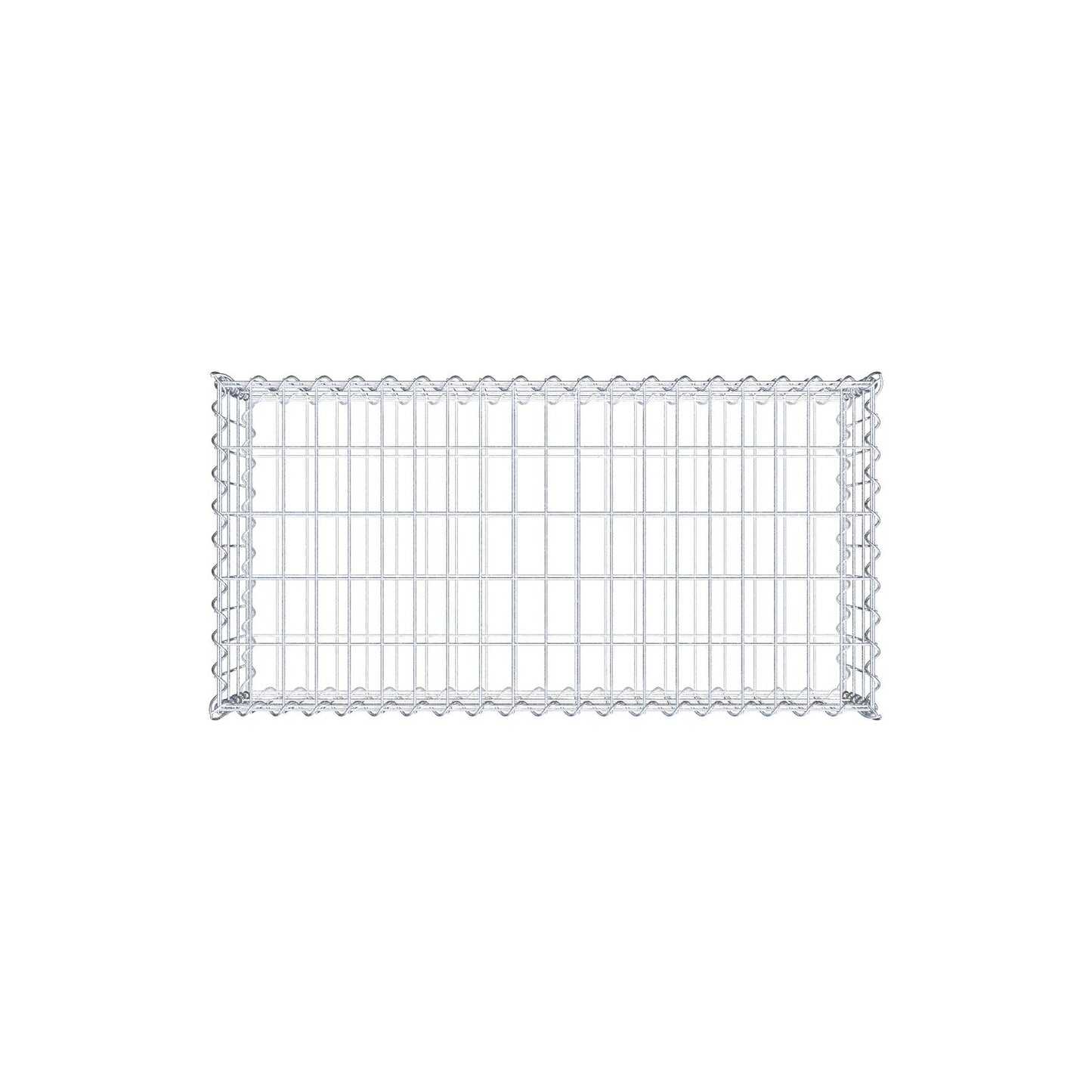 Gabion 100 cm x 30 cm x 50 cm (L x H x D), mesh size 5 cm x 10 cm, spiral