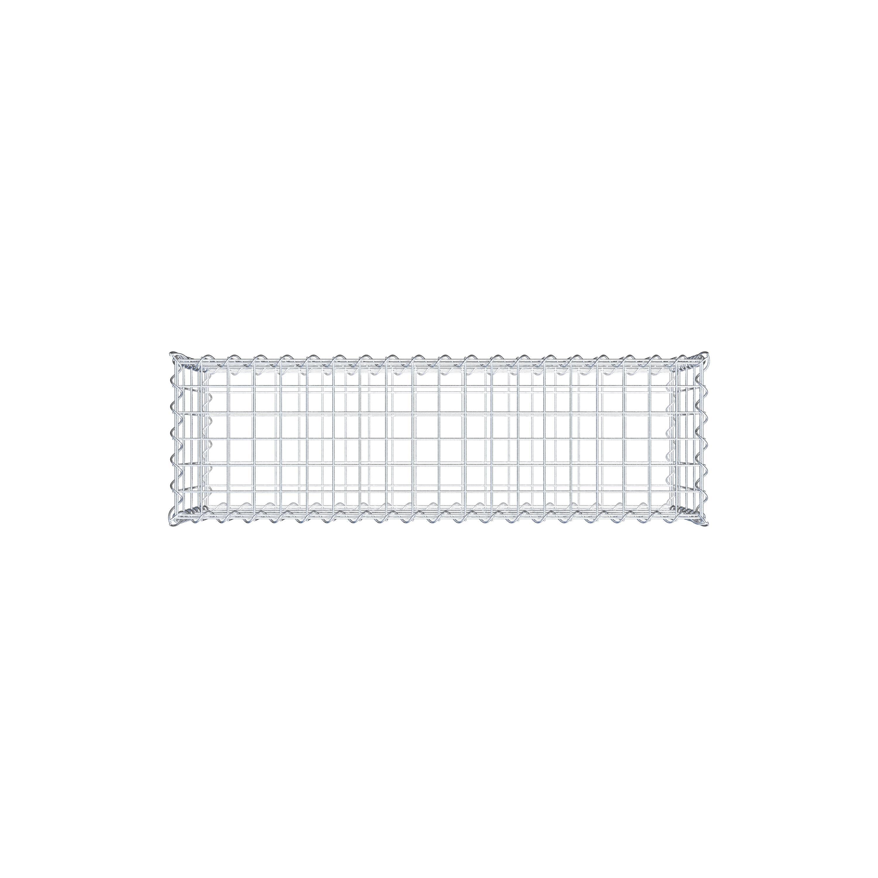 Gabion 100 cm x 40 cm x 30 cm (L x H x D), mesh size 5 cm x 10 cm, spiral