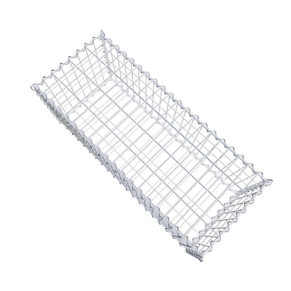 Gabion 100 cm x 40 cm x 40 cm (L x H x P), mailles 5 cm x 10 cm, spirale