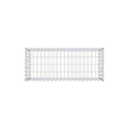 Gabion 100 cm x 40 cm x 40 cm (L x H x P), mailles 5 cm x 10 cm, spirale