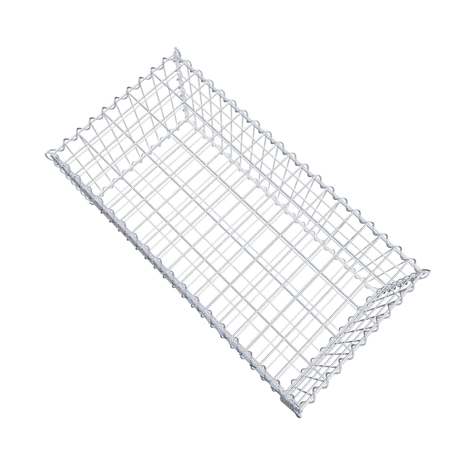 Gabion 100 cm x 40 cm x 50 cm (L x H x P), mailles 5 cm x 10 cm, spirale