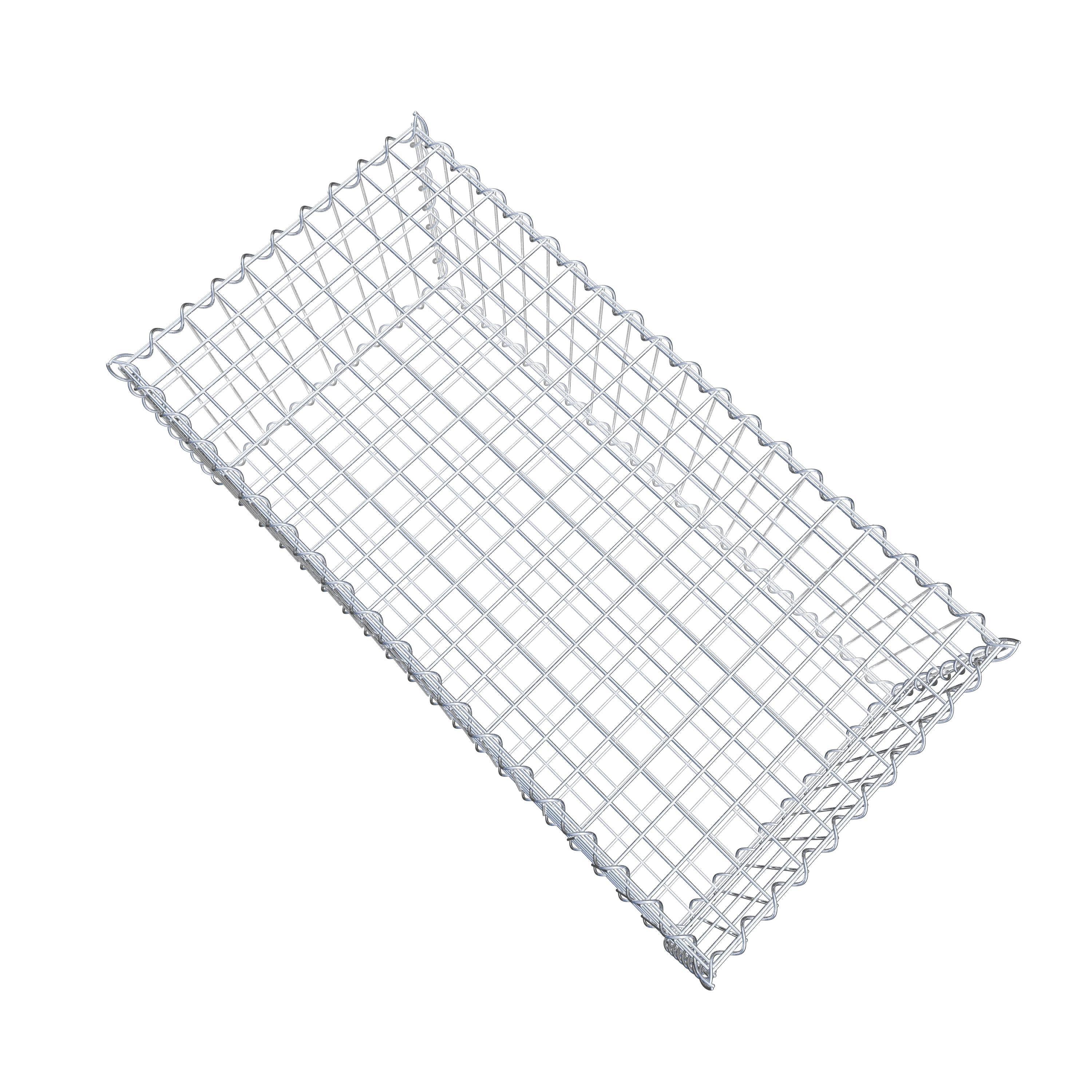 Gabion 100 cm x 40 cm x 50 cm (L x H x D), mesh size 5 cm x 10 cm, spiral