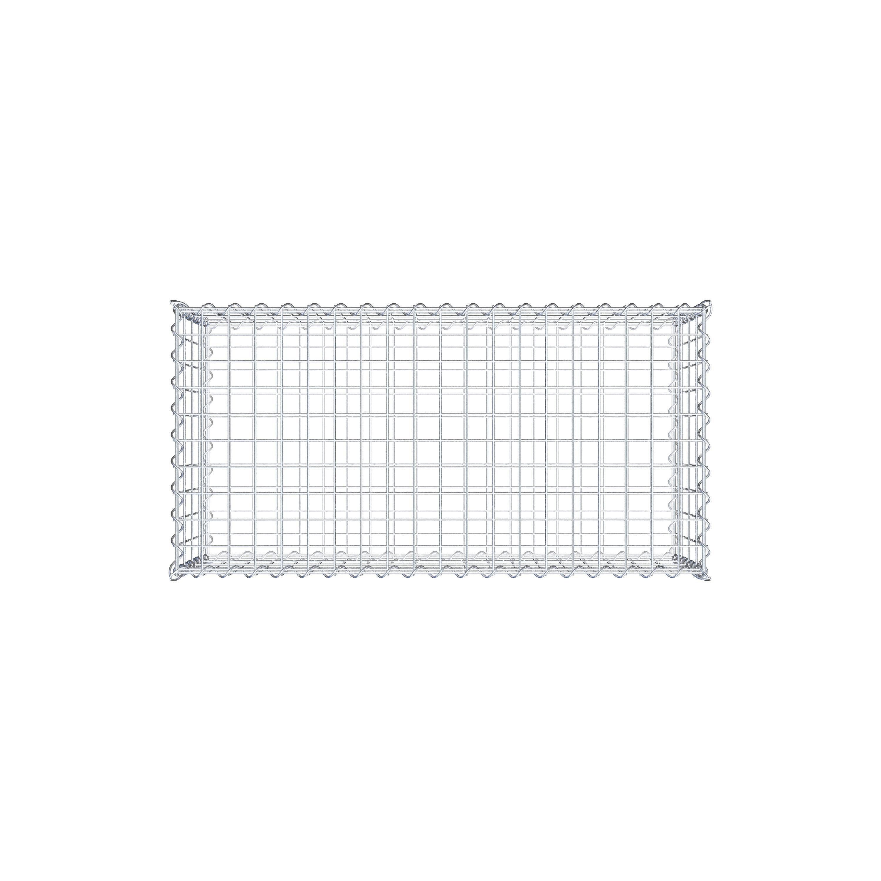 Gabion 100 cm x 40 cm x 50 cm (L x H x D), mesh size 5 cm x 10 cm, spiral