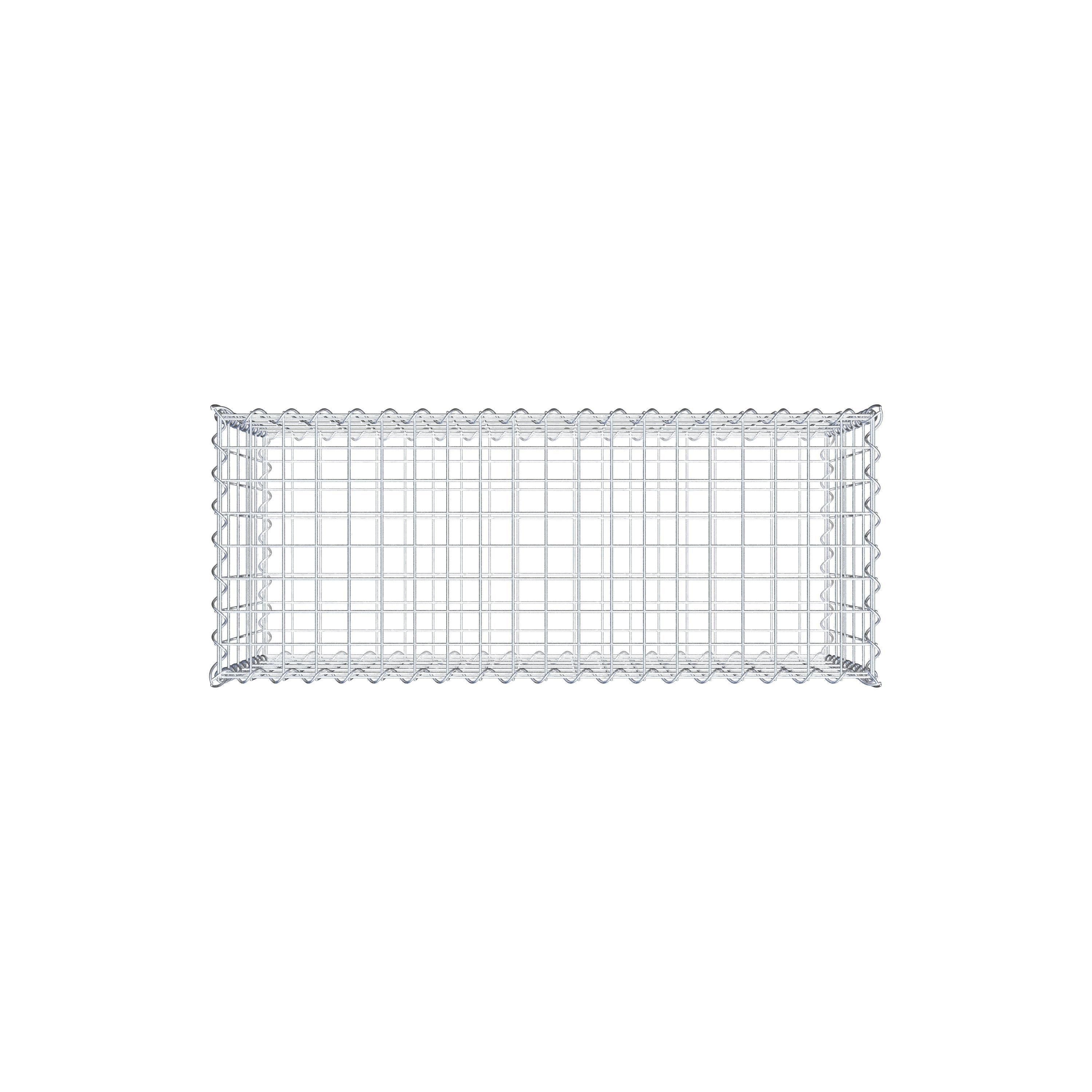 Gabion 100 cm x 50 cm x 40 cm (L x H x D), mesh size 5 cm x 10 cm, spiral