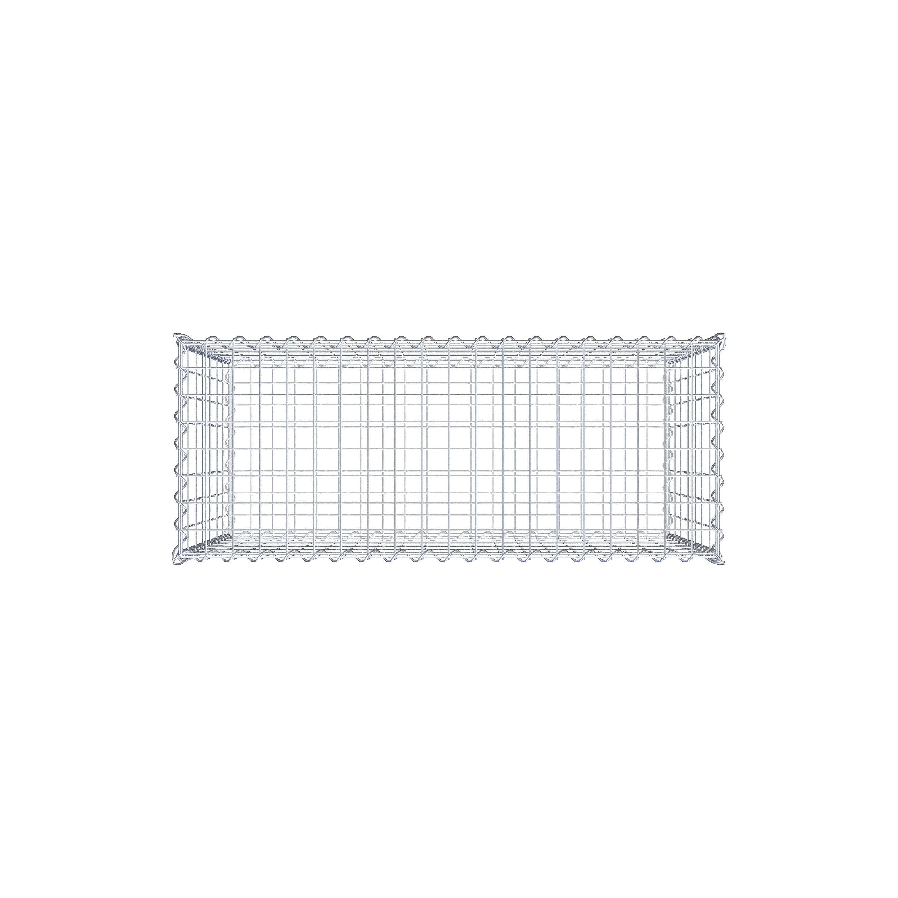 Gabion 100 cm x 70 cm x 40 cm (L x H x D), mesh size 5 cm x 10 cm, spiral