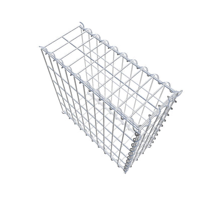 Grown-on gabion type 2 50 cm x 50 cm x 20 cm (L x H x D), mesh size 5 cm x 10 cm, spiral