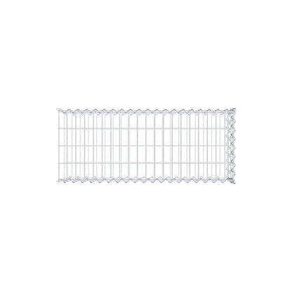 Gavión complementario tipo 2 100 cm x 20 cm x 40 cm (L x A x P), malla 5 cm x 10 cm, espiral