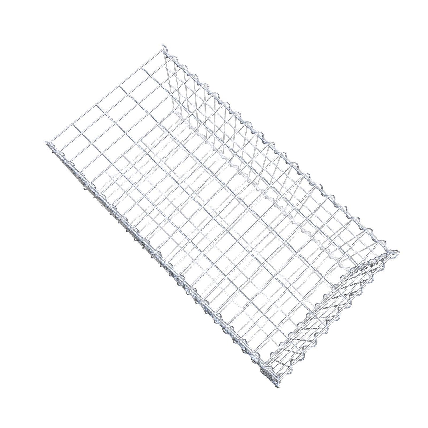 Grown-on gabion type 2 100 cm x 40 cm x 50 cm (L x H x D), mesh size 5 cm x 10 cm, spiral