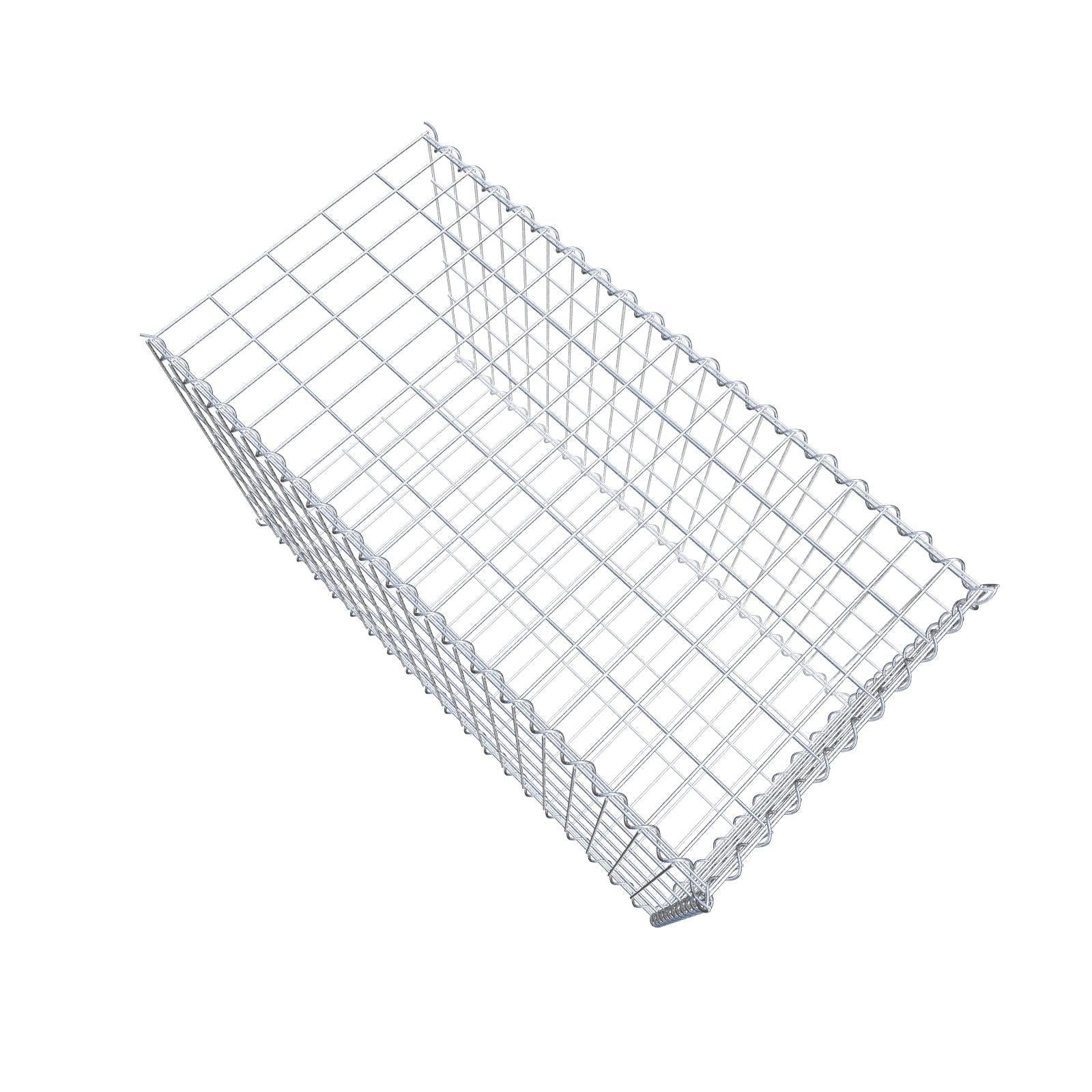 Add-on schanskorf type 2 100 cm x 60 cm x 50 cm (L x H x D), maaswijdte 5 cm x 10 cm, spiraalvormig