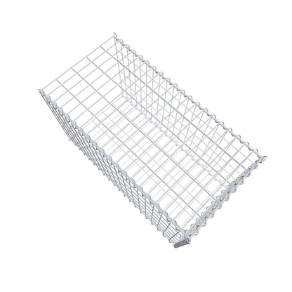 Grown-on gabion type 2 100 cm x 60 cm x 50 cm (L x H x D), mesh size 5 cm x 10 cm, spiral