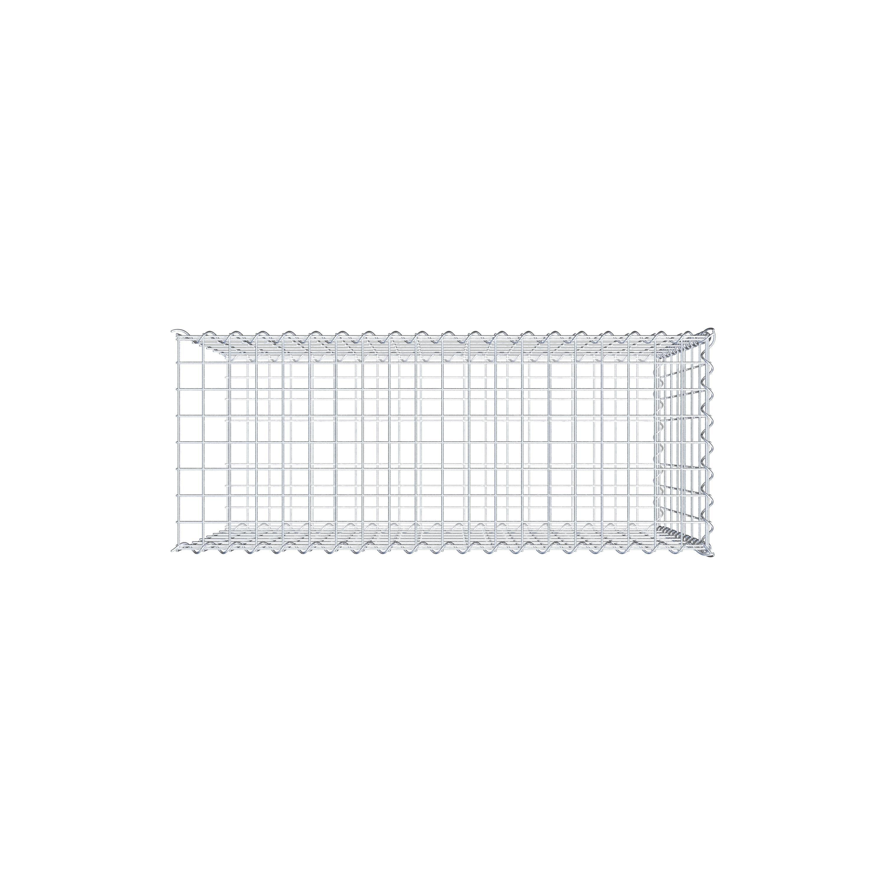 Add-on schanskorf type 2 100 cm x 70 cm x 40 cm (L x H x D), maaswijdte 5 cm x 10 cm, spiraalvormig