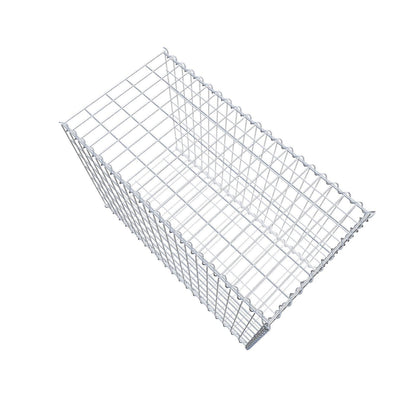 Opvokset gabion type 2 100 cm x 70 cm x 50 cm (L x H x D), maskestørrelse 5 cm x 10 cm, spiral