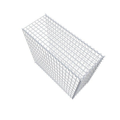 Gabião tipo 2 100 cm x 90 cm x 40 cm (C x A x P), malhagem 5 cm x 10 cm, espiral