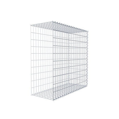 Grown-on gabion type 2 100 cm x 100 cm x 40 cm (L x H x D), mesh size 5 cm x 10 cm, spiral