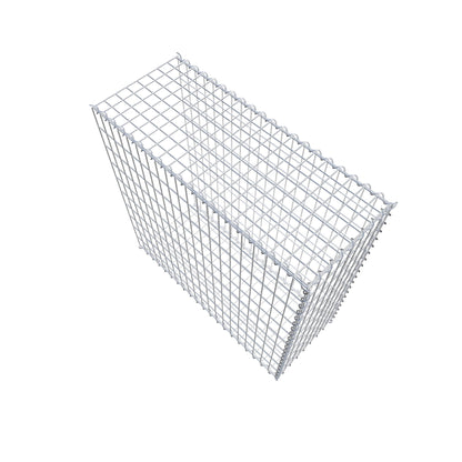 Grown-on gabion type 2 100 cm x 100 cm x 40 cm (L x H x D), mesh size 5 cm x 10 cm, spiral