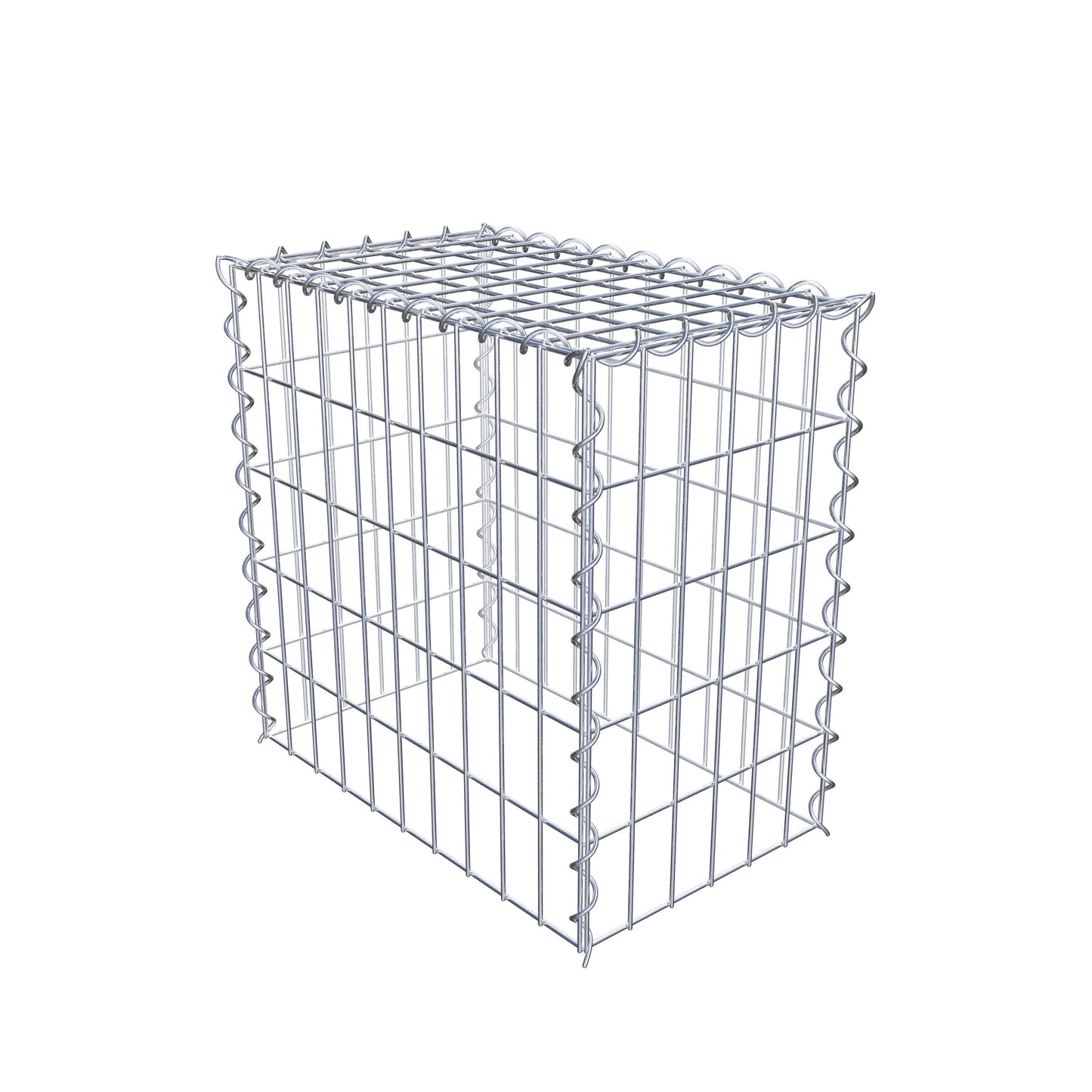 Påväxt gabion typ 3 50 cm x 50 cm x 30 cm (L x H x D), maskstorlek 5 cm x 10 cm, spiral